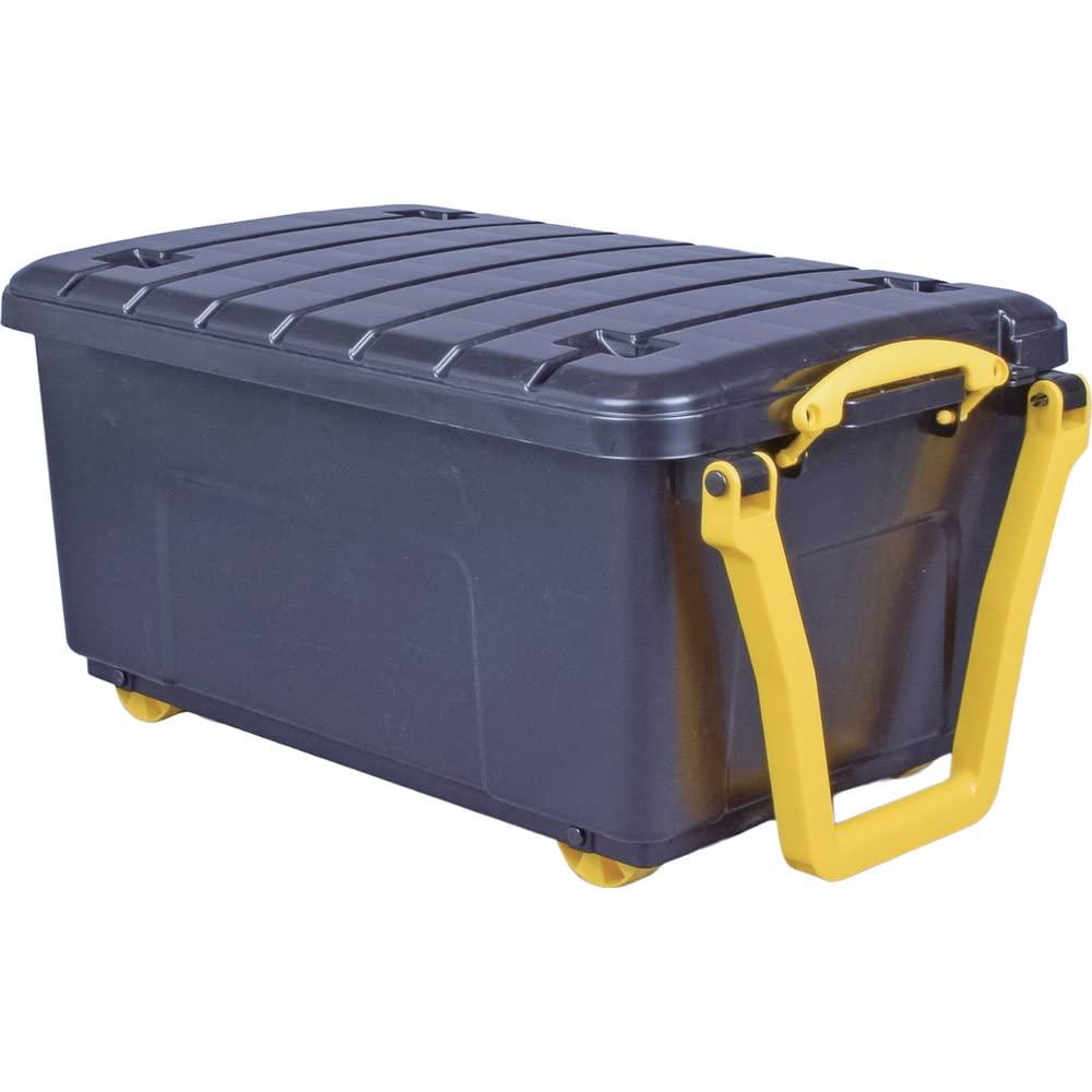 RUP社 RUP 64L Really Useful Wheeled Trunk ブラック (64WHTRSTRBK 8225)|ECJOY!店