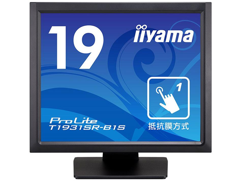 IIYAMA イイまっ盛り T1931SR-B1S 19.0型 液晶見せびらかす SXGA / IPS / 防塵防滴 / 持ちこたえる膜 1280×800～1024 タッチパネル相応う 金棒引き積み上げる D-sub DisplayPort HDMI USB 黒いこと系