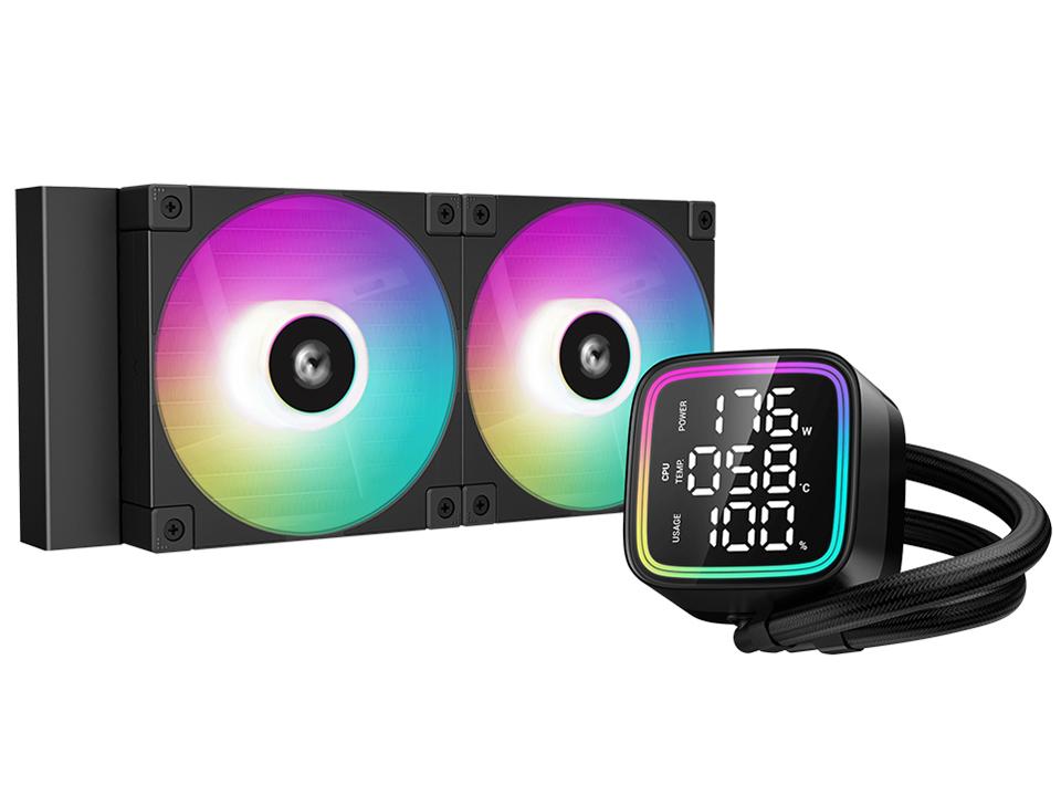 アスク RLD240BKMSNG1 水冷中央処理装置冷房装置 120粍気違いx2 [LGA1700/1200/1155/1151/1150・AM5/AM4] LD240  R-LD240-BKMSN-G-1
