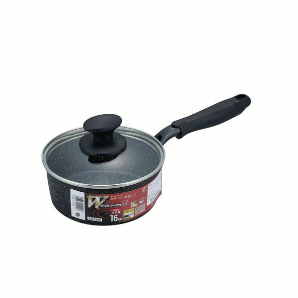 和平フレイズ Wマーブルα IH対応片手鍋16cm(RB-2120) (1026141)【入数:12】