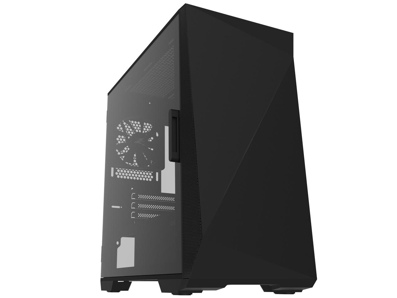 ZALMANTECH ZALMAN Z1 Iceberg Black ミニ高閣型パソコン容れもの 多角形ひな形 黒いこと CS8339
