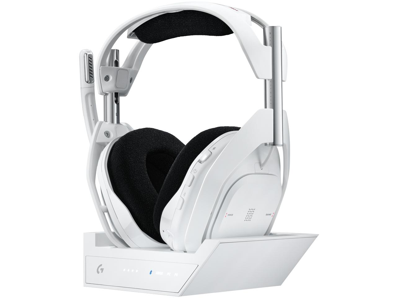 【店卸し資産限即納】LOGICOOL ロジクール A50XWH A50XWH ゲーミングヘッドセット+軍事基地ステイション ASTRO A50 X LIGHTSPEED 白いこと