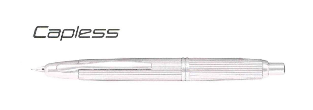 パイロットコーポレーション 万年筆 キャップレス ストライプ 細字 FC-3MS-S-F