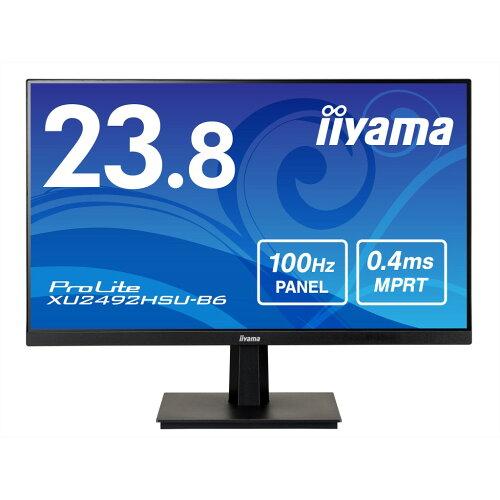 IIYAMA イイまっ盛り XU2492HSU-B6 23.8型 液晶見せびらかす IPS遣りくち 1920×1080 金棒引き積み上げる DisplayPort HDMI 黒いこと系