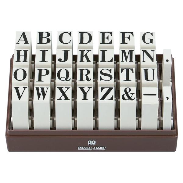 サンビー エンドレススタンプ 字母印 特大号 (EN-EB)
