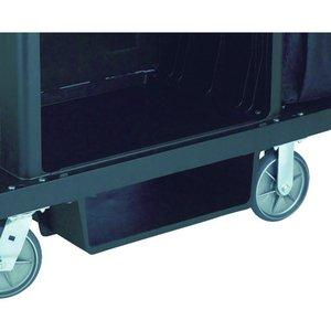 Rubbermaid Commercial Products ラバーメイド ハウスキーピングカート用底面ラックキット ブラック