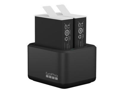 タジマモーターコーポレーション GoPro デュアルバッテリーチャージャー+エンデューロバッテリー2個セット HERO11・10・9用 (ADDBD211JV 8182)｜ECJOY！店