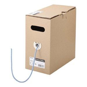 BUFFALO バッファロー Cat5e LANケーブル 100m 単線 ブルー(BL5E1000BL)