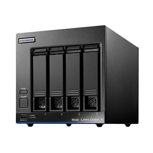 IODATA アイオーデータ 10GbE＆マルチギガビット リナックス 法人4運転NAS 32肺結核(5年引き受ける・資料立ち直らす)(HDL4-XA32B)
