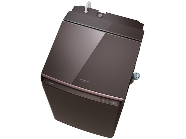 TOSHIBA 東芝 AW12VP4(T) 縦型洗濯乾燥機 ボルドーブラウン AW-12VP4(T) [洗濯12.0kg /乾燥6.0kg /ヒーター乾燥(水冷・除湿タイプ) /上開き]｜ECJOY！店