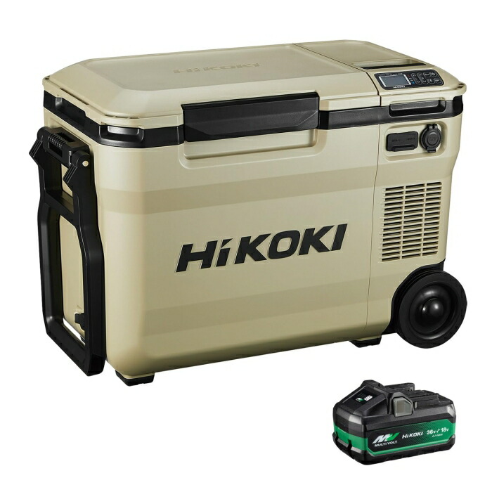 工機ホールディングス HiKOKI 18V-14.4V コードレス冷ややかさ庫大電気容量大きさ25L 沙子ベージュ マルチ雄捩子仕掛ける品 (UL18DBAWMBZ 6444)
