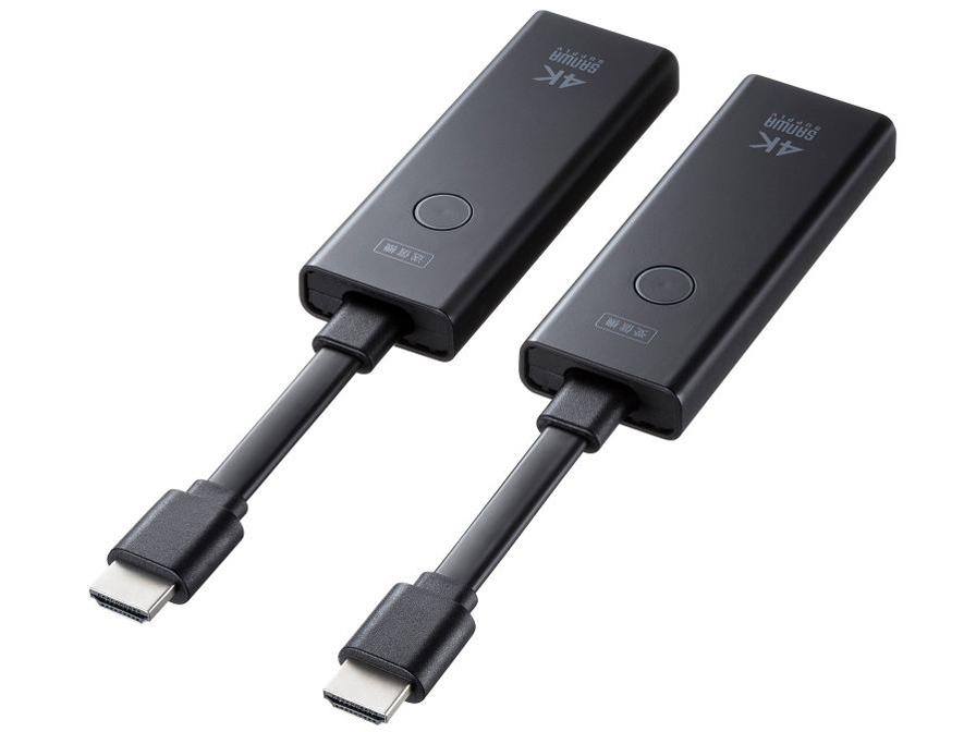SANWASUPPLY サンワサプライ 4K相応う無線電話HDMIエクステンダー VGA-EXWHD12