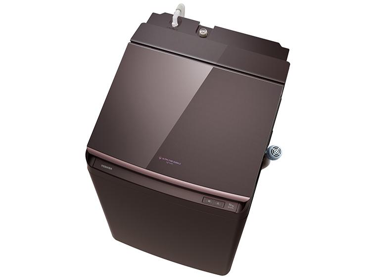 TOSHIBA 東芝 【推奨品】東芝 AW-10VP4(T) 縦型洗濯乾燥機 ZABOON 洗濯10kg/乾燥5kg ボルドーブラウン(AW-10VP4)|ECJOY!店