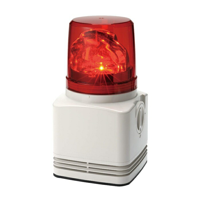 パトライト(Patlite) 陰電子音内蔵ＬＥＤ回転させる灯 赤 RFT-100A-R LEDｶｲﾃﾝﾄｳ