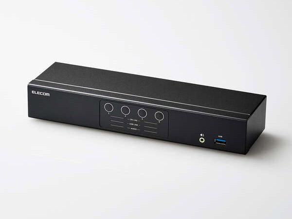 ELECOM エレコム マイコンうつり変わり器(KVM)/HDMI/4界面(KVM-NHUS4)