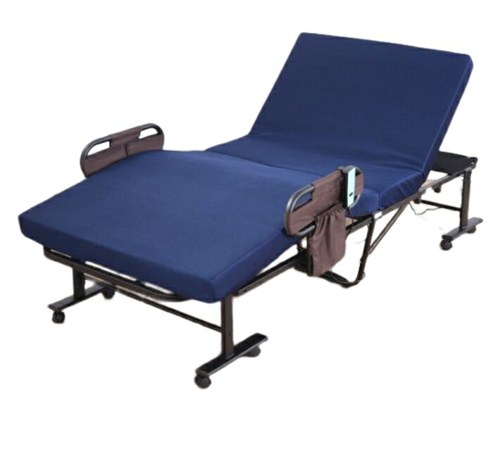 楽天市場】ビータ(Vita)電動折りたたみメッシュキルトベッドブラウン幅