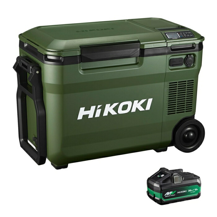 工機ホールディングス HiKOKI 18V-14.4V コードレス冷ややかさ庫大電気容量大いさ25L フォレストグリーン マルチ雄捩子書き割り品 (UL18DBAWMGZ 6444)