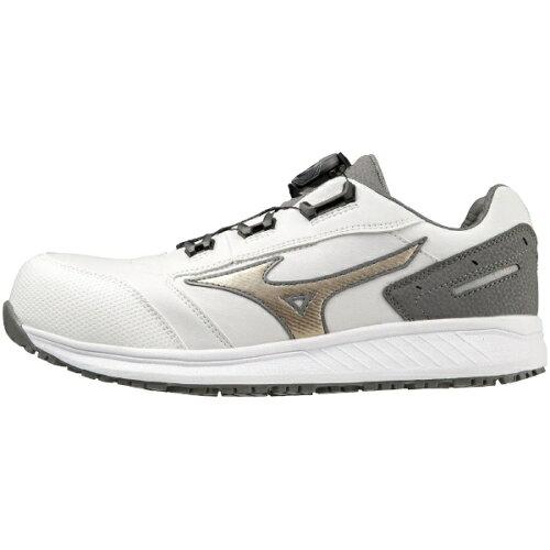 MIZUNO ミズノ ミズノ プロテクティブスニーカー オールマイティ SU51L BOA 白いことXゴールドX薄墨色 280 (F1GA231701280 7217)