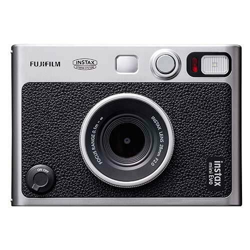 FUJIFILM 富士フイルム チェキ Evo ハイブリッドインスタントカメラ instax mini Evo 黒いこと(インスタント写真機/スマホプリンター/デジタル写真機) INS MINI EVO BLACK C