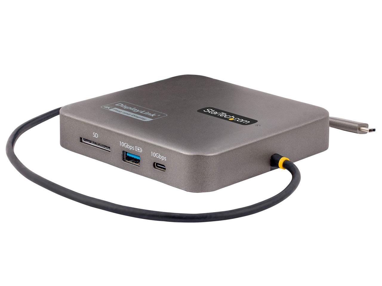 STARTECH.COM マルチポートアダプター/USB-C/2画面/4K60HZ HDMI/100W PD/2X USBハブ/｜ECJOY！店