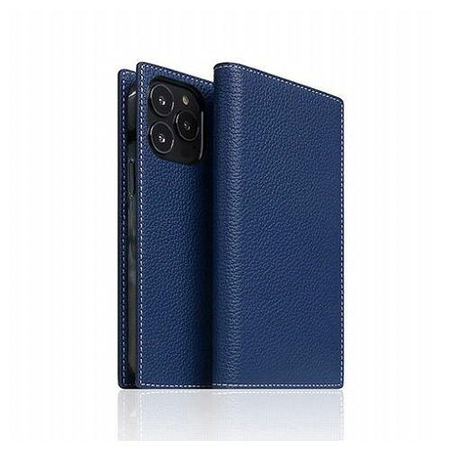 ロア・インターナショナル SD22128I13PNB Full Grain Leather Case for iPhone 13 Pro ネイビーブルー