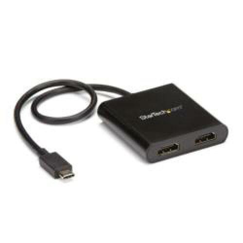 STARTECH.COM USB-C-2X HDMI 変換アダプター/4K30HZ/WINDOWSのみ/MSTハブ/デュア|ECJOY!店