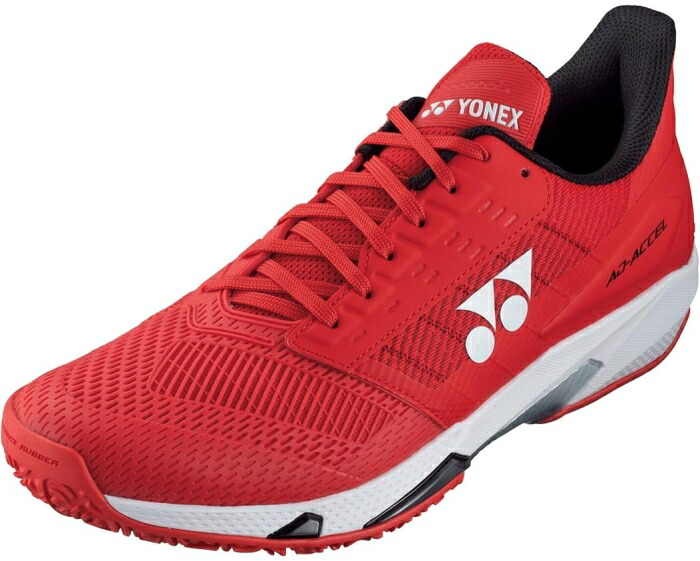 YONEX ヨネックス パワークッションアドアクセルMGC (SHTAAMG) [色 : 赤いこと/白いこと] [大きさ : 28.5]