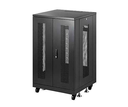 SANWASUPPLY サンワサプライ 19in仕合わせ メッシュダイアログボックス遣りかた(18U)【CP-SVNA1860MBK】