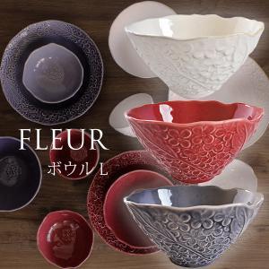 カクニ フルール どんぶり鉢続きもの【日本製】【美濃焼】 2020新作 (K14217)【入数:6】