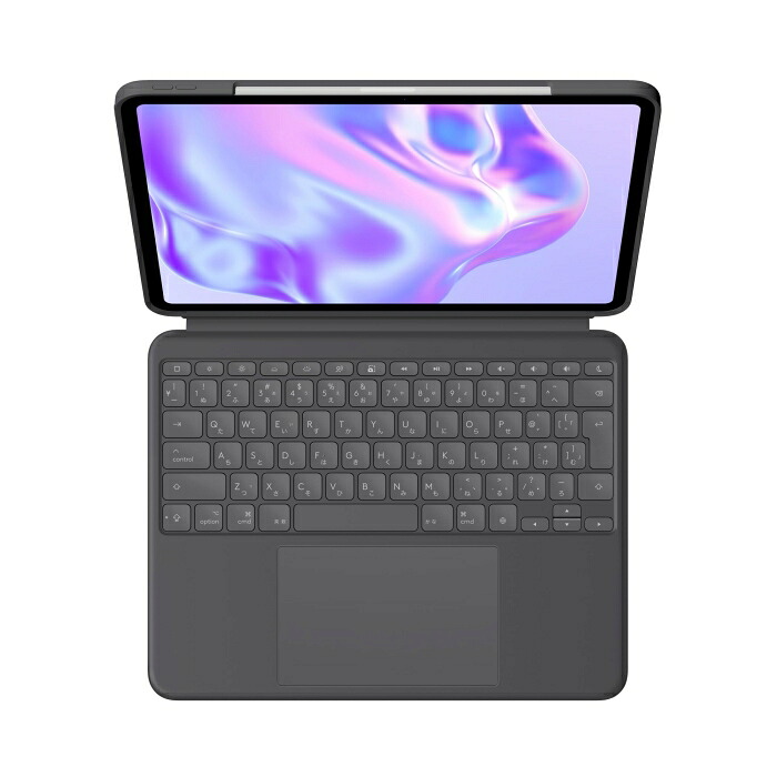LOGICOOL ロジクール Combo Touch(iPad Pro 13in M4用)(IK1276GRA) スマートフォン・タブレット-タブレット用キーボード