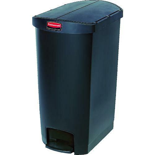 Rubbermaid Commercial Products ラバーメイド スリムジムステップオンコンテナ エンドステップ68.1L ブラック (1883614 8036)