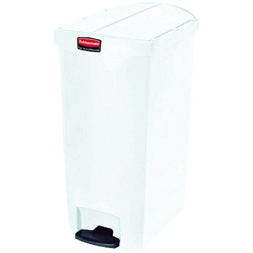 Rubbermaid Commercial Products ラバーメイド スリムジムステップオンコンテナ エンドステップ68.1L ホワイト (1883560 8036)
