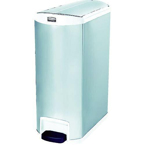 Rubbermaid Commercial Products 天然ゴムお手伝いさん 【売り切り廃番】か細い体育館 ステップオンコンテナ 挙げ句の果て踏み段 ステンレス鋼 (1902005 8036)