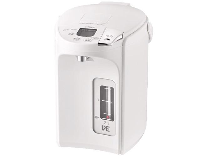 TIGER タイガー魔法瓶 タイガー魔法瓶 PIP-G220WE 蒸気レスVE電気ポット 2.2L アーバンホワイト(PIP-G220)|ECJOY!店