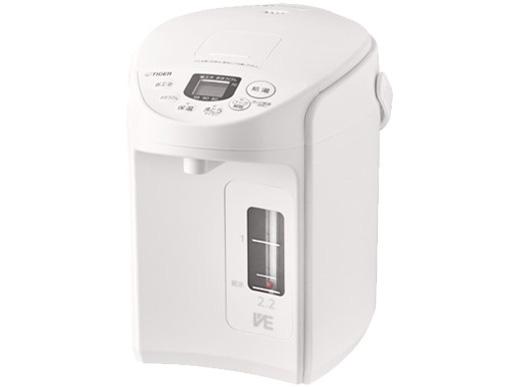 TIGER タイガー魔法瓶 タイガー魔法瓶 PIQ-G220WC VE電気ポット 2.2L クールホワイト(PIQ-G220) 10,852円