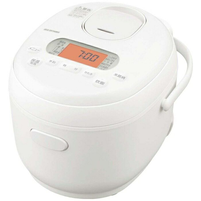 【IRIS OHYAMA】炊飯器 ホワイトRC-MGA30-W IRIS OHYAMA 炊飯器 3合 一人暮らし アイリスオーヤマ 新生活 二
