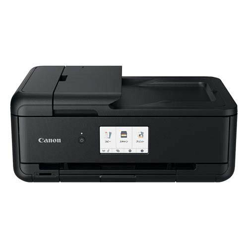 【在庫限即納】CANON キャノン TR9530ABK インクジェット複合機 TR9530a インク5色 染料+顔料 4800×1200~2400 dpi 最大用紙サイズA3 接続(USB)〇 接続(有線LAN/無線LAN)〇 スキャナ機能有り コピー機能有り ブラック|ECJOY!店