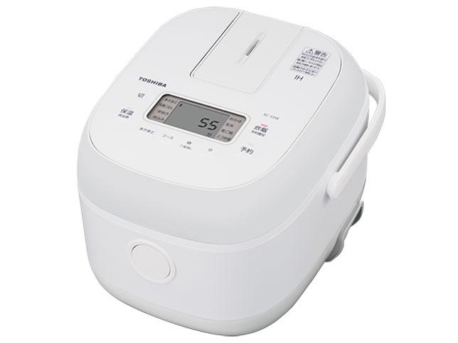 TOSHIBA 東芝 東芝 RC-5XW(W) IH炊飯器 3合炊き ホワイト(RC-5XW)
