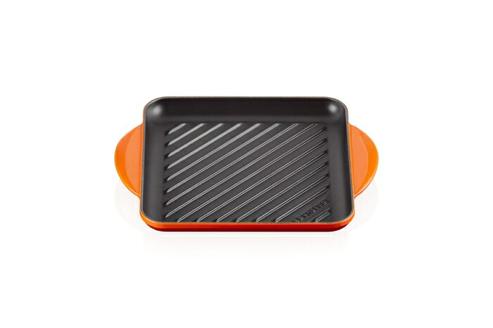 ル・クルーゼ(Le Creuset) ル・クルーゼ　グリル・カレ　２０２０５２４ｃｍ　オレンジ【AGLB501】