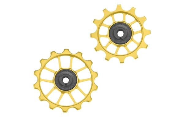 TOKEN TK1724 BIG滑車 シマノ11＆12s/ゲットー11s Gold【沖縄・離島への送りとどける不可】