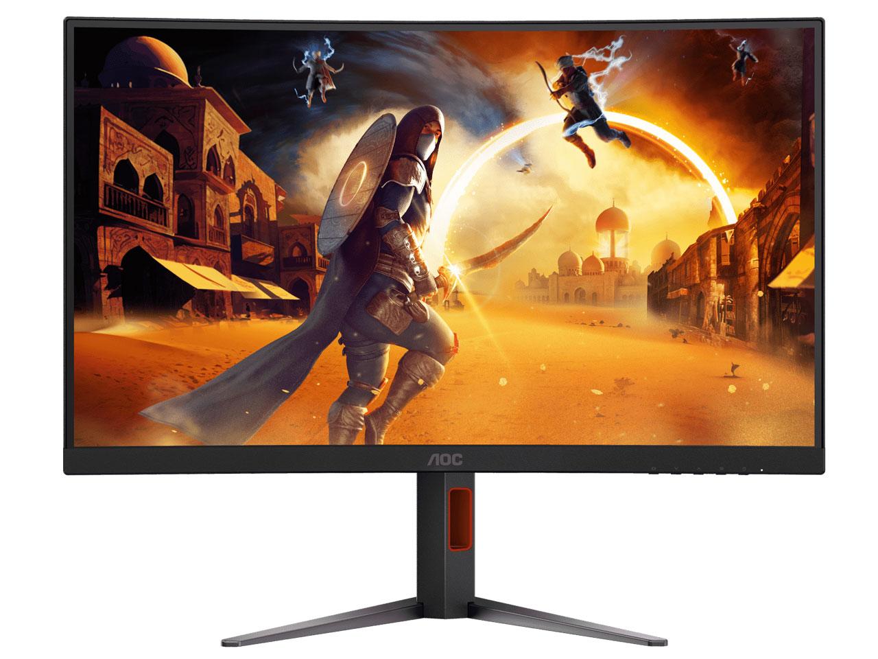 AOC ゲーミング液晶見せびらかす 27型/1920×1080/HDMI、DisplayPort/黒いこと/金棒引き:なし/180サイクル/曲面