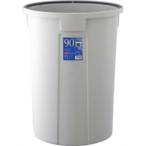 RISU リス リス『使い易い丸型ゴミ容器』 ベルク 90N 90L 本体 ライトグレー