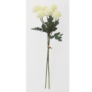 ASCA アスカ ポンポンマムバンチ×6(1束2本) クリームホワイト (A-32053-11)【入数:12】