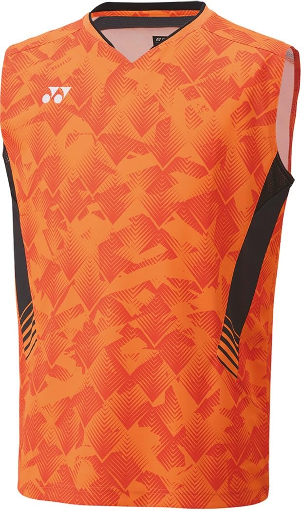 YONEX ヨネックス メンズ_力くらべプルオーバー(ノースリーブ) (10658) [色 : ご機嫌オレンジ色] [大きさ : O]