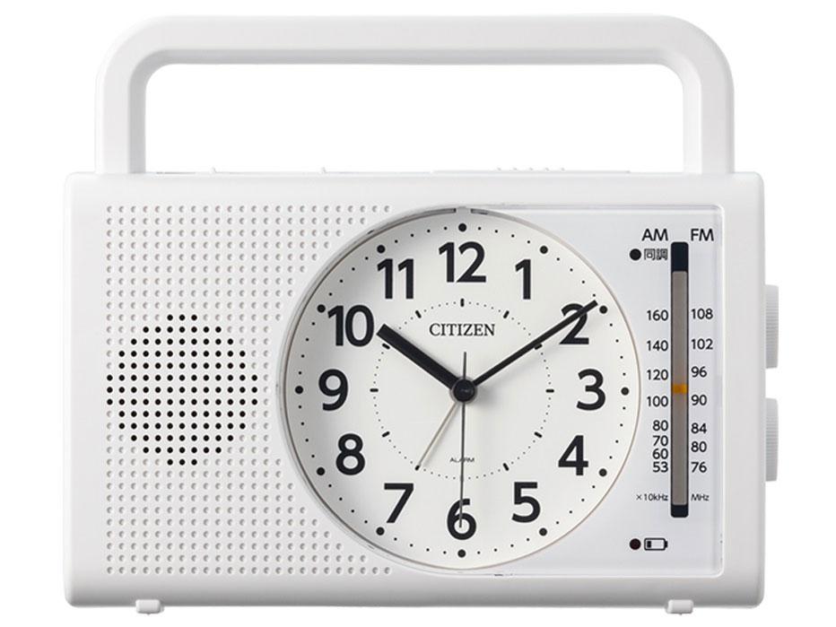 防災ラジオ　SEIKO (ラジオ、時計、スマホ充電、手回し発電)　新品未使用 楽天市場】防災 クロック 4RQ002-003 CITIZEN シチズン クオーツ