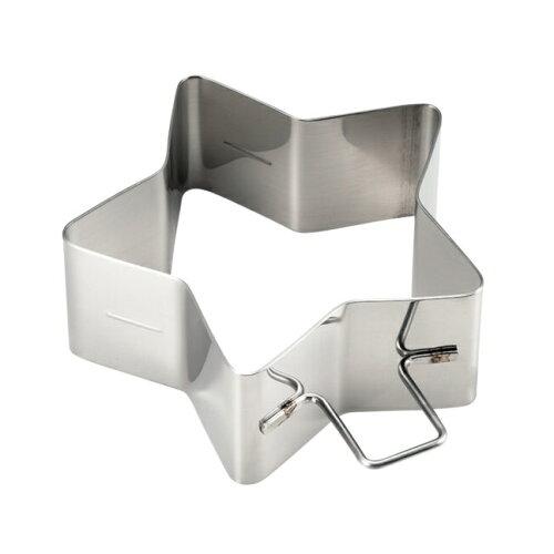 虎ジャケット冠 【日本製】ホットケーキ輪っか 深型 星 1697 (2111710)【入数:60】