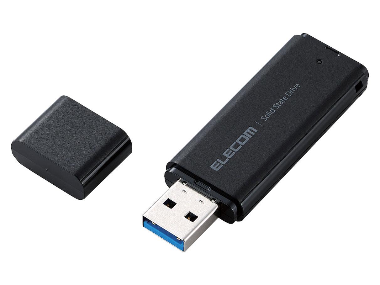 ELECOM エレコム ESDEYB1000GBK ESD-EYB1000GBK 外後ばらいSSD USB-A繋ぎ合わせる なおなお書き5/なおなお書き4、録画相応う(Mac/Windows11相応う) 黒いこと [1結核症 /携帯型型]