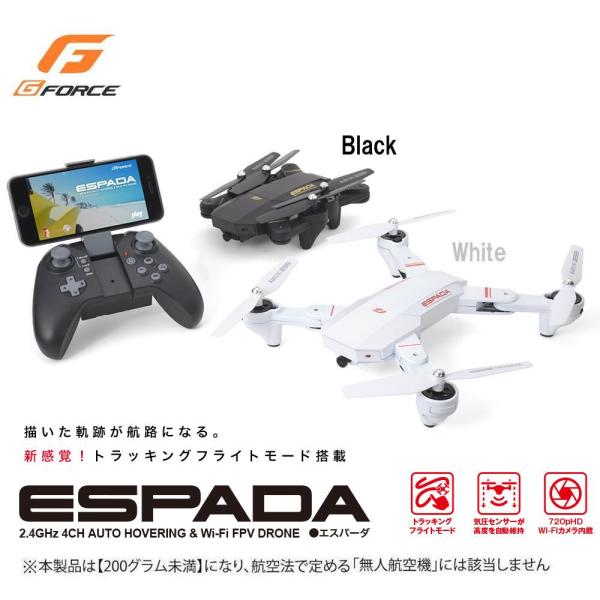 G-FORCE ジーフォース ESPADA MODE1仕様 ドローン Black・GB100 (1092149)