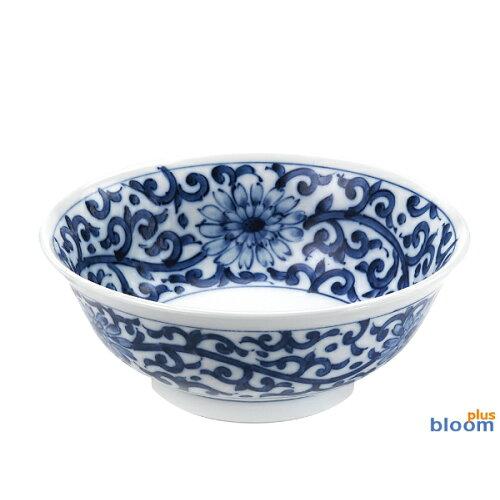 ブルーム ≪製造会社取寄≫染付唐草 麺鉢[日本製 美濃焼 食器] (-)【入数:40】