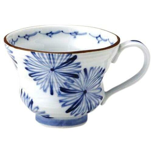 ブルーム ≪製造業者取寄≫染花絵 軽楽マグカップ[日本製 美濃焼 食器] (-)【入数:40】